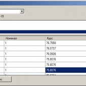 Программа  получения данных с сервера Центрального Банка России о стоимости иностранных валют в российских рублях